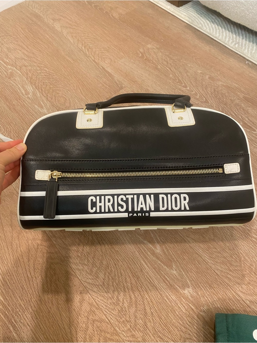 DIRTY INSIDE Dior bowling bag